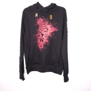 Hustle Gang black hoodie size medium